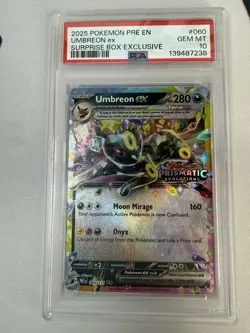 Umbreon ex Prismatic Evolutions Stamp 060/131 Miscellaneous Cards Products Holo - Image 1