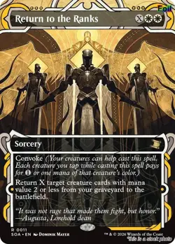 Return to the Ranks [SOA - 11] - NM [Foil] TCG MTG - Image 1