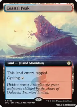 Coastal Peak (Extended Art) [SOC - 100] - NM TCG MTG - Image 1