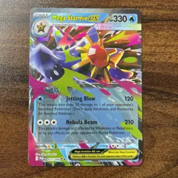 Pokemon TCG Mega Starmie EX 021/088 Mega Evolution Perfect Order NM Double Rare - Image 1