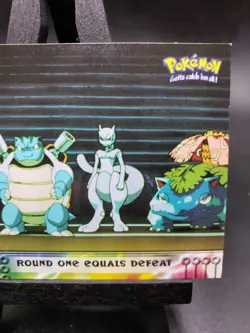 Round One Equals Defeat # 26 LP Topps Mewtwo Strikes Back Pokemon The Movie Card - Image 3