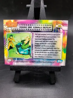 Round One Equals Defeat # 26 LP Topps Mewtwo Strikes Back Pokemon The Movie Card - Image 4