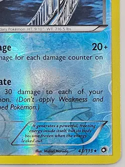 Pokemon - Legendary Treasures: Kyurem (Reverse Holo) 43/113 - LP - Image 5