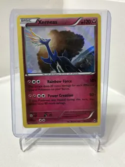 Pokemon 107/162 Holo Rare XY BREAKthrough Xerneas FREE SHIPPING - Image 2