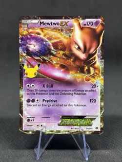 Mewtwo EX - 54/99 - Pokemon Legendary Treasures Black White Ultra Rare Card NM - Image 3