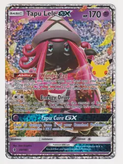 Tapu Lele GX 60/145 Celebrations: 25th Anniversary Ultra Rare Pokemon TCG NM - Image 1