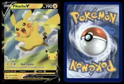 PIKACHU V SWSH143 HOLO PROMO SWORD & SHIELD PROMO POKEMON NM - Image 1