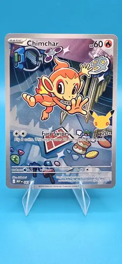 Pokemon TCG Chimchar First Partners 30th Anniversary Black Star Promo #1 - Image 1