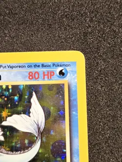 Pokemon TCG 1999 Jungle Unlimited Holo Rare Vaporeon (12/64) -MP - Image 3