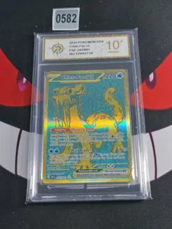Chien-Pao ex - 242/091 - Secret Rare - Paldean Fates - Pokemon Card-P gold 10 - Image 1