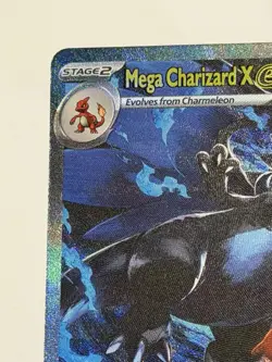 Pokemon TCG Phantasmal Flames Mega Charizard X ex 125/094 NEAR MINT NM SIR Holo - Image 3