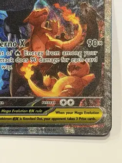 Pokemon TCG Phantasmal Flames Mega Charizard X ex 125/094 NEAR MINT NM SIR Holo - Image 5