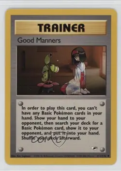 Good Manners Pokemon Gym Heroes #111 2000 - Image 1