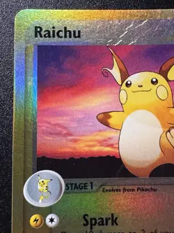 Raichu 13/95 EX Team Magma vs. Aqua Pokemon Card Reverse Holo Foil Rare MP - Image 3