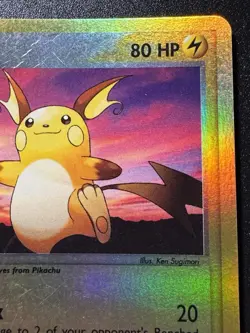 Raichu 13/95 EX Team Magma vs. Aqua Pokemon Card Reverse Holo Foil Rare MP - Image 4