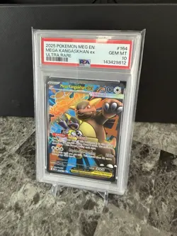 2025 Pokemon Mega Kangaskhan ex 164/132 PSA 10 Gem Mint Full Art 🔥 INVEST - Image 1