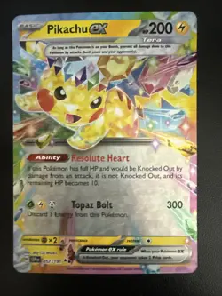 Pokemon TCG Surging Sparks - Pikachu EX 057 - Image 1