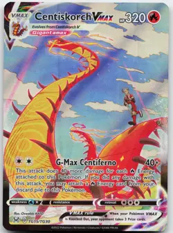 Centiskorch VMAX TG15/TG30 Holo VMAX Rare Lost Origin Trainer Gallery Pokemon NM - Image 1