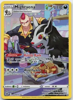 Mightyena TG09/TG30 Holo Astral Radiance Trainer Gallery Pokemon NM - Image 1