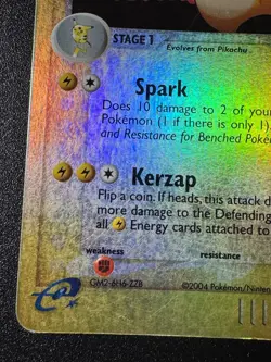 Raichu 13/95 EX Team Magma vs. Aqua Pokemon Card Reverse Holo Foil Rare HP - Image 5