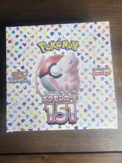 Japanese Pokemon 151 Booster Box Factory Sealed (20 Booster Packs) Pokemon TCG - Image 1
