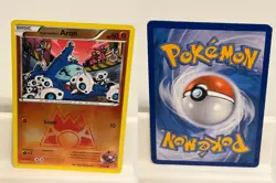 Team Magma's Aron 12 HEAVILY PLAYED Double Crisis 34 Pokemon Reverse Holo - Image 1