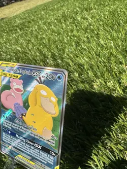 Pokemon Slowpoke & Psyduck GX TAG TEAM Ultra Rare Holo SM-Unified Minds 218/236 - Image 5