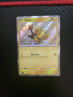 Shinx SV: Paldean Fates 135/091 Shiny Rare NM Pokemon - Image 1