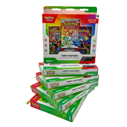 Lot of (6) Pokemon TCG First Partner Series 1 Illustration Collection Boxes NEW - Image 1