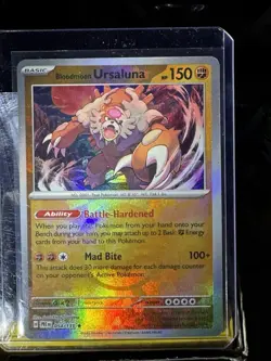 Pokemon TCG Bloodmoon Ursaluna 054/131 PRE Poke Ball Reverse Holo Card - NM - Image 2
