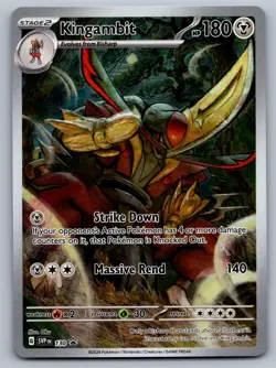 Kingambit 130 Holo Promo Scarlet & Violet Promo Pokemon Near Mint - Image 1
