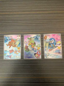 Pokemon First Partner Illustration Collection Series 1 Gen 4 - Image 1