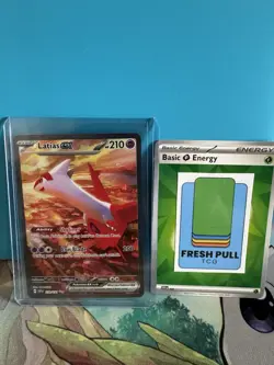 Pokemon Latias EX TCG 239/191 Sir Alt Art Sv08: Surging Sparks - Image 3