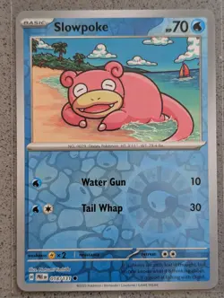 Slowpoke 018/131 Reverse Holo Common SV: Prismatic Evolutions Pokemon NM - Image 1