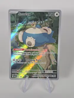 Snorlax 051 Holo Promo Scarlet & Violet 151 ETB Promo Pokemon English NM - Image 1