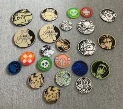 23 Pokemon TCG Collectible Coins Lot Pikachu, Snorlax, and others! - Image 1