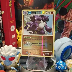 Nidoking 6/102 Reverse Holo Rare HGSS Triumphant NM See Photos Pokemon TCG - Image 1