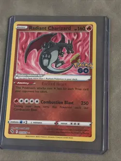 Pokemon 2022 GO Radiant Charizard #11/78 Holo - Image 1