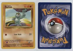 Machop Pokemon Base Set #52 1999 - Image 3