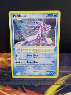 Pokemon Palkia Majestic Dawn Holo Rare Basic 100HP #11/100 English 2008 Swirl - Image 1