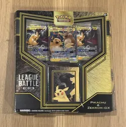 Pokemon Pikachu & Zekrom GX League Battle Deck - NEW - Open box 290-80785 - Image 1