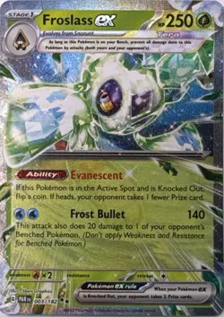 Froslass ex 003/182 Double Rare Paradox Rift Pokemon Near Mint - Image 1