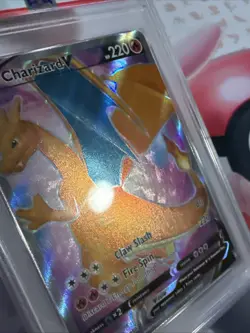 Pokemon 2020 Charizard V SWSH050 Champion's Path ETB BSP Promo Card PSA 9 Mint - Image 3