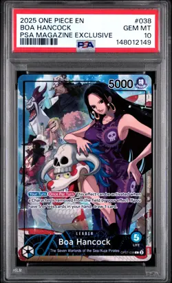 2025 ONE PIECE BOA HANCOCK PSA MAGAZINE EXCLUSIVE PROMOS #038 PSA 10 - Image 1