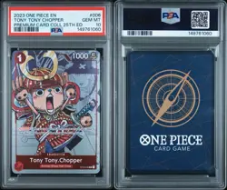 One Piece Premium Collection 25th Anniversary PSA 10 Set English SEQUENTIAL - Image 5