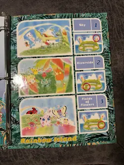 2001 Vintage Pokemon Southern Islands Binder Binder Only + 2 Post Cards - Image 3