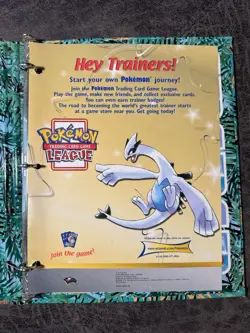 2001 Vintage Pokemon Southern Islands Binder Binder Only + 2 Post Cards - Image 5