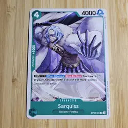 1P2 ONE PIECE Sarquiss Bellamy Pirates OP05-026 ENGLISH CARD GAME - Image 1