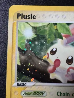 Plusle 8/97 EX Dragon e-Series Pokemon Card Holo Foil Rare HP - Image 3