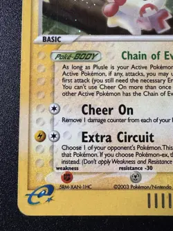 Plusle 8/97 EX Dragon e-Series Pokemon Card Holo Foil Rare HP - Image 5
